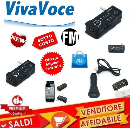 Kit trasmettitore vivavoce - trasmettitore, fm