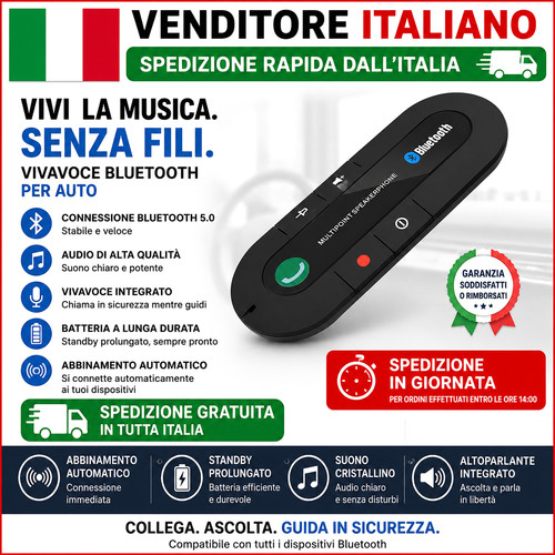 Kit vivavoce bluetooth - kit, 4.1