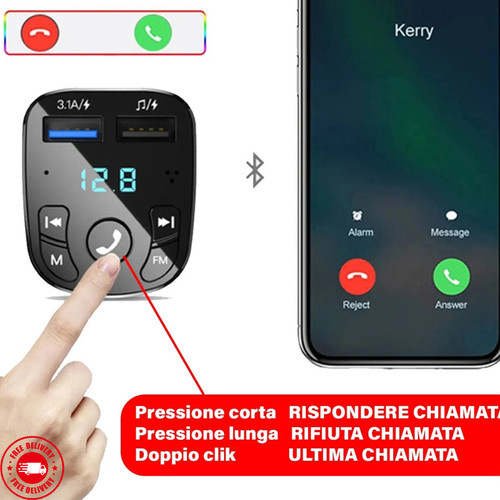 Kit vivavoce bluetooth auto - kit,